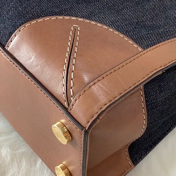 LIKE NEW👜MICHAEL Michael Kors Corner Frame Dillon Large Satchel - Picture 7 of 16